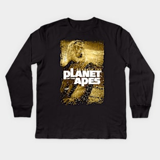 The Forbidden Zone's Secret Beneath The Planet Of The Apes Revealed Kids Long Sleeve T-Shirt